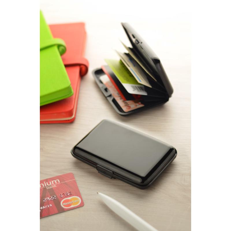Suport pentru carduri de credit SECURE negru
