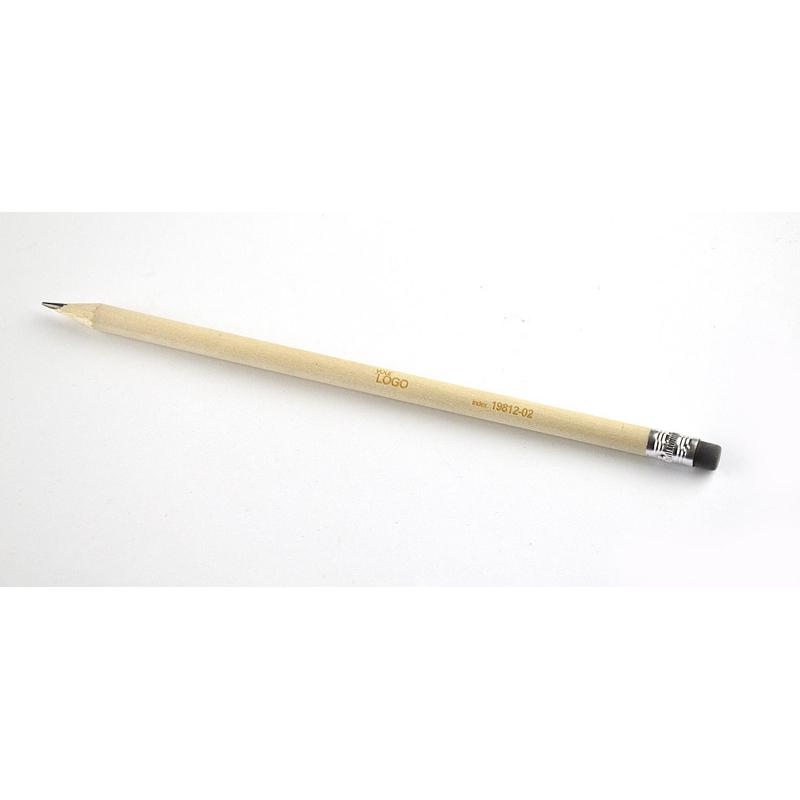 Creion cu gumă de șters STUDENT Negru
