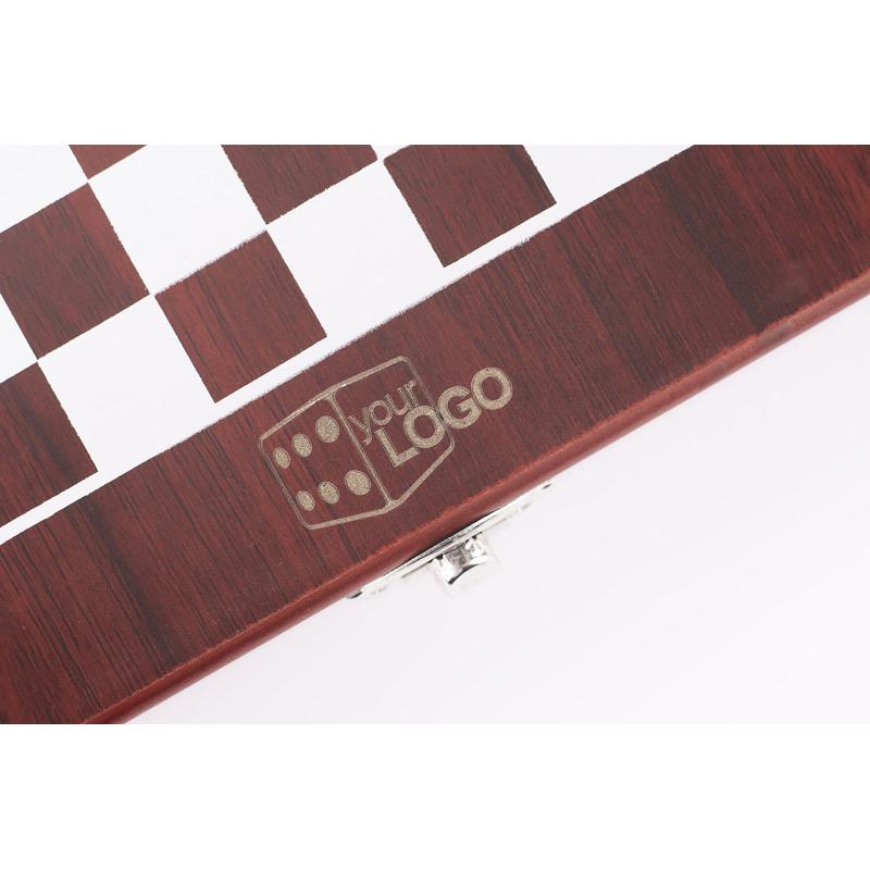 Set de vinuri cu șah TREBB maro