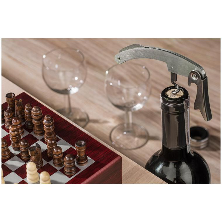 Set de vinuri cu șah TREBB maro