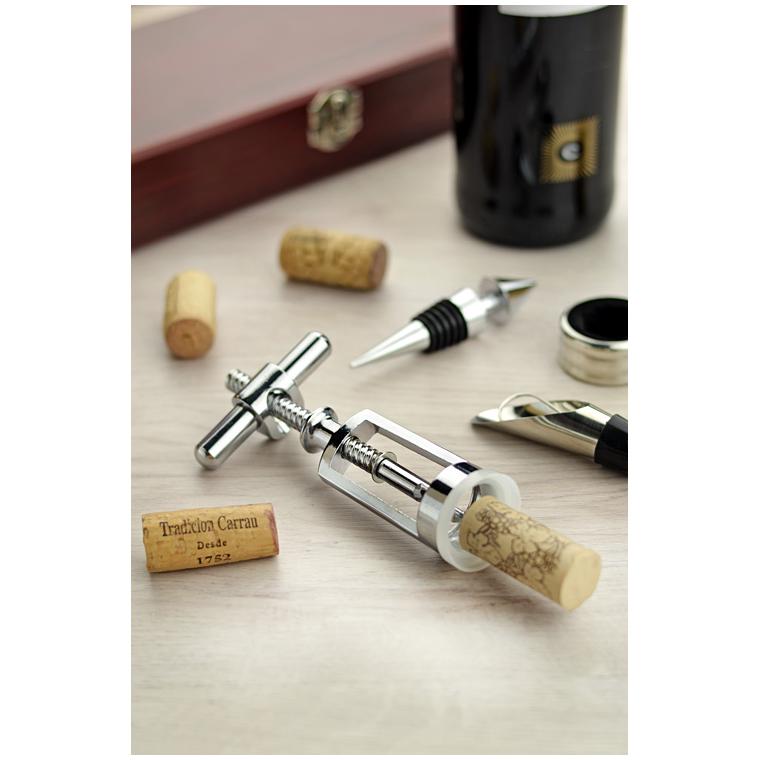 Set pentru vin MERLOT maro