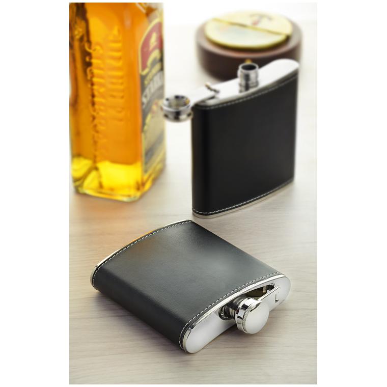 Sticluță de buzunar BANFF 180 ml Negru