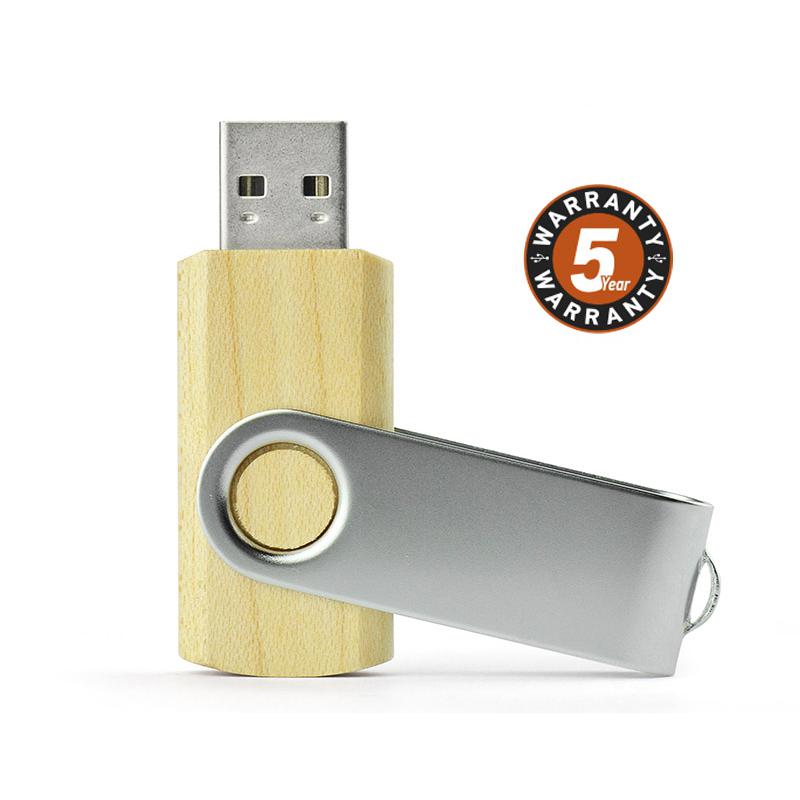 Stick USB TWISTER MAPLE 8 GB maro