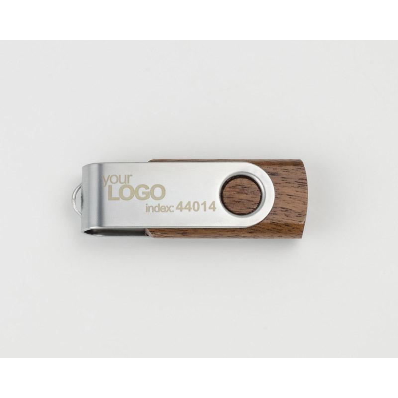 Stick USB TWISTER WALNUT 8 GB maro