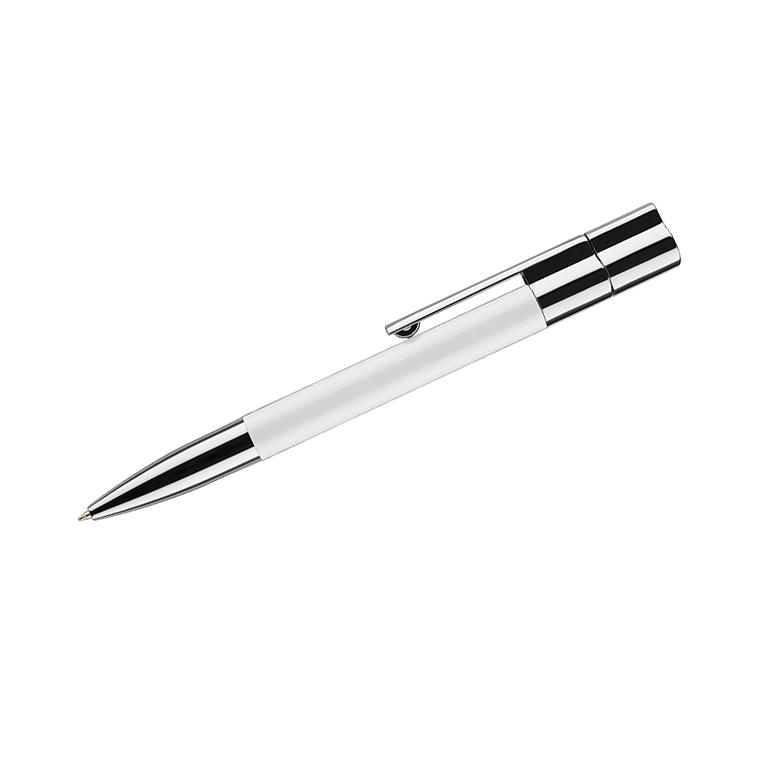 Pix cu bilă cu stick USB 8 GB BRAINY alb
