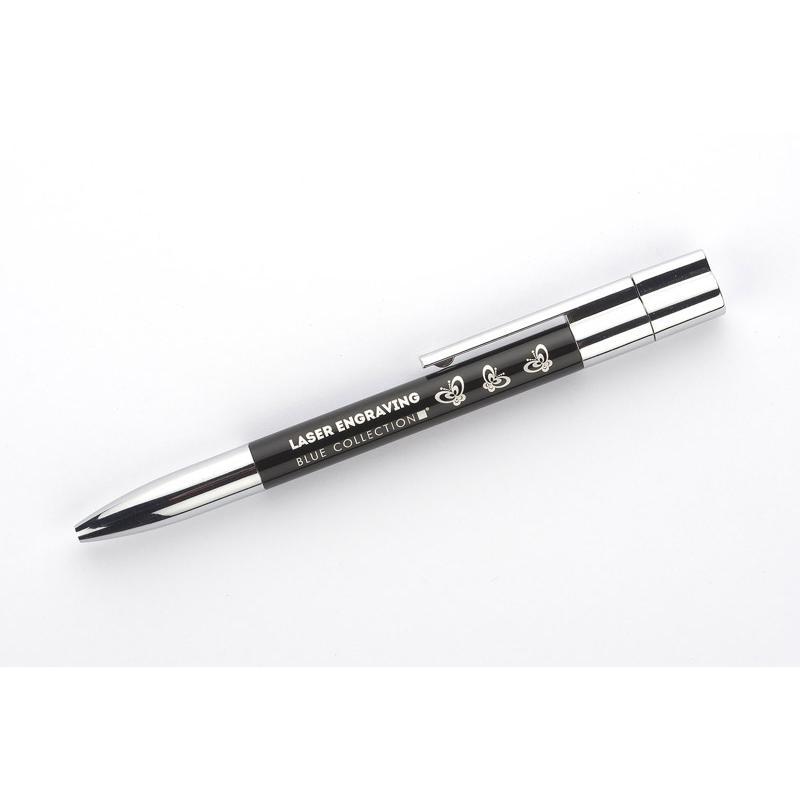 Pix cu bilă cu stick USB 8 GB BRAINY negru