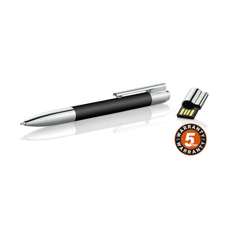 Pix cu bilă cu stick USB 8 GB BRAINY negru
