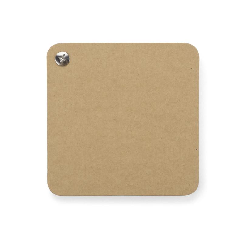 Bloc de notițe - suport de pahar MAT bej