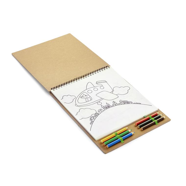 Carte de colorat MALOVI bej