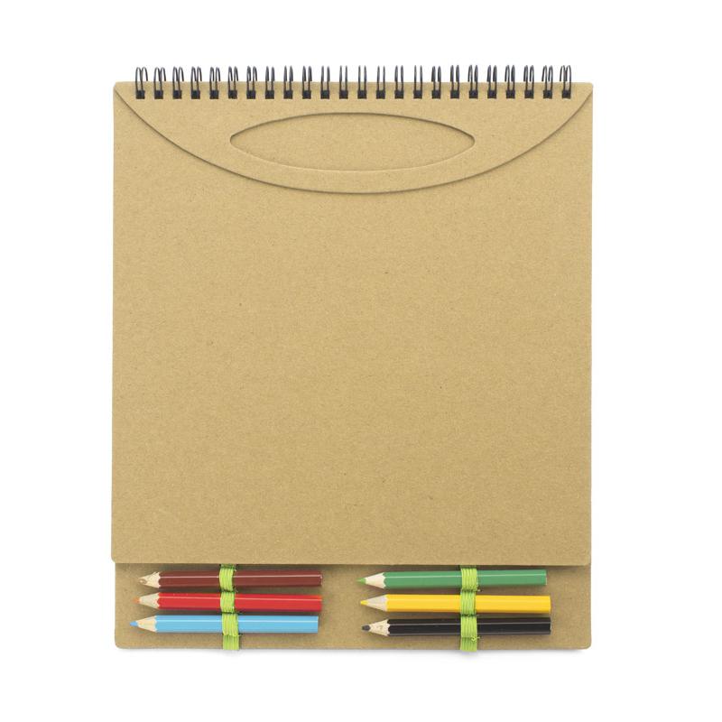 Carte de colorat MALOVI bej