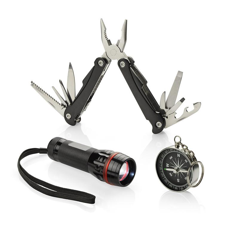 Set drumeție TRAVELER negru