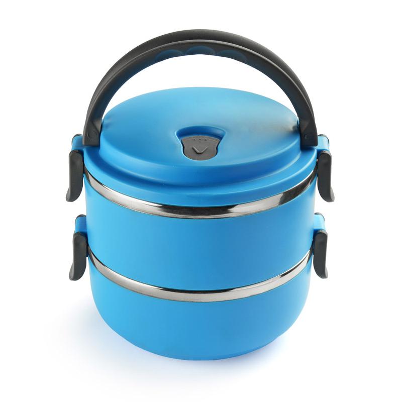 Recipient pentru alimente TOGO 700 + 700 ml albastru