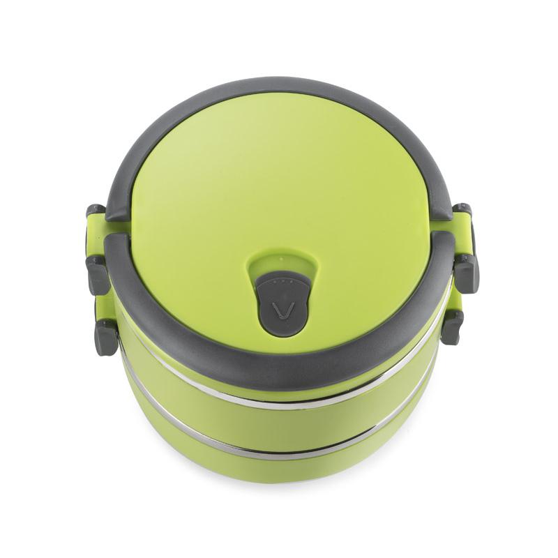 Recipient pentru alimente TOGO 700 + 700 ml verde deschis