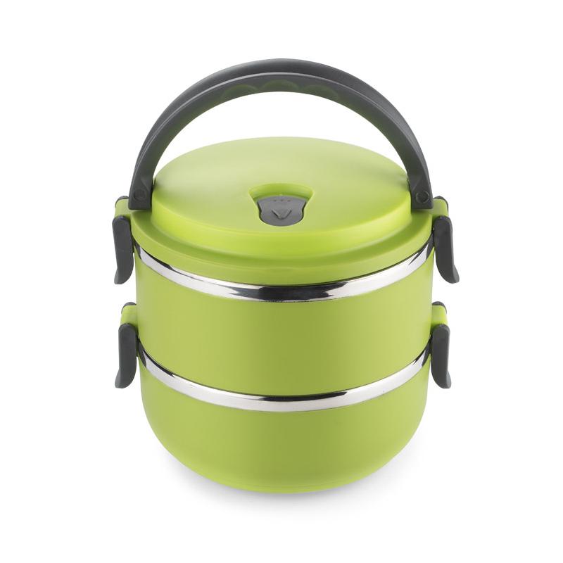 Recipient pentru alimente TOGO 700 + 700 ml verde deschis