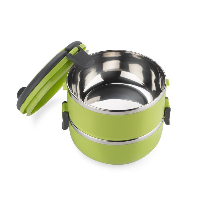 Recipient pentru alimente TOGO 700 + 700 ml verde deschis