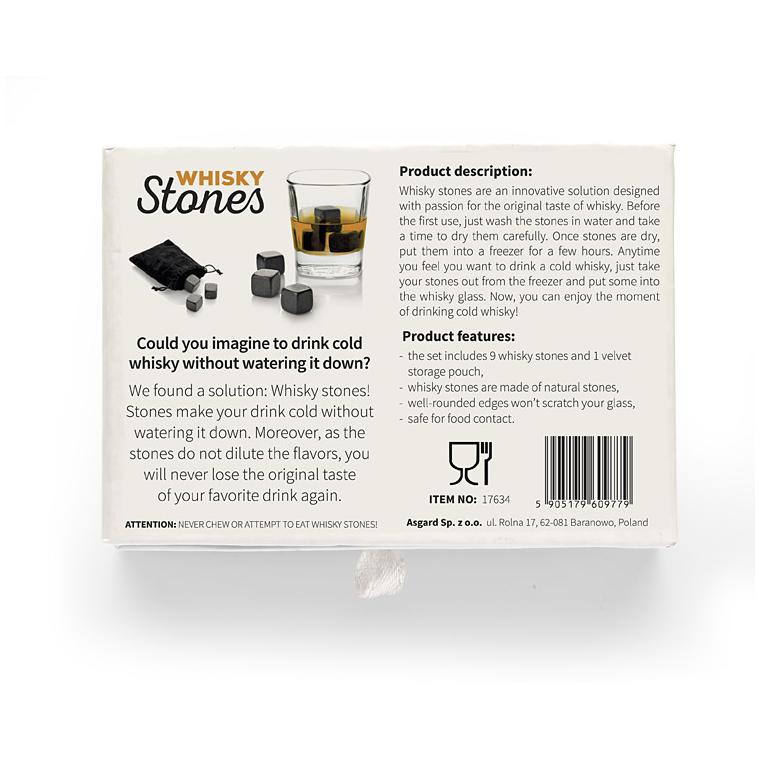 Pietre de whisky TENNESSEE negru