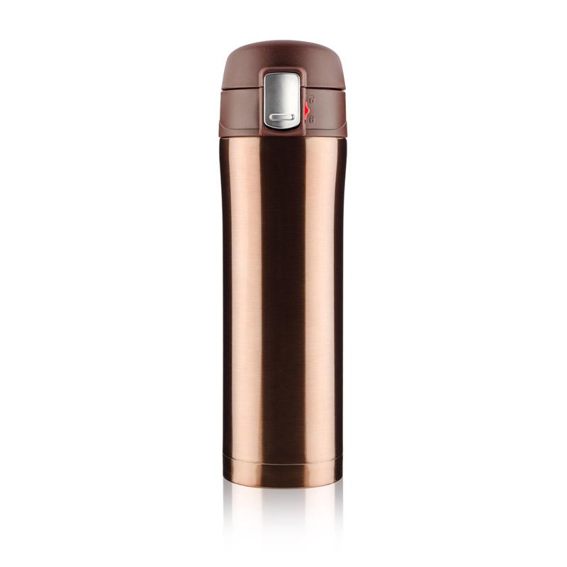 Cană termoizolantă pentru călătorie LOCK 440 ml maro