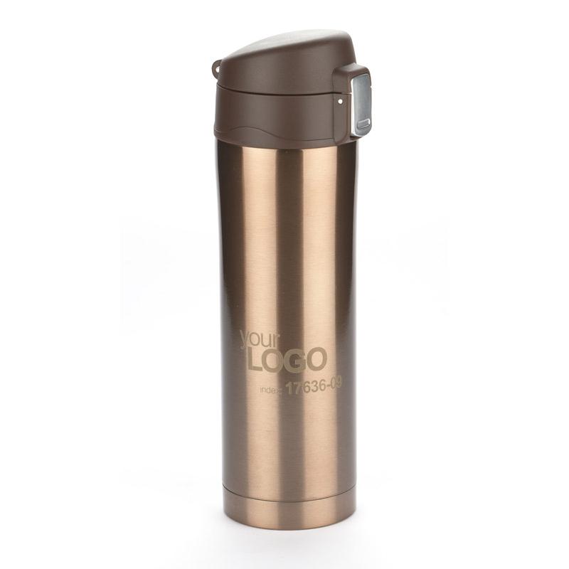 Cană termoizolantă pentru călătorie LOCK 440 ml maro