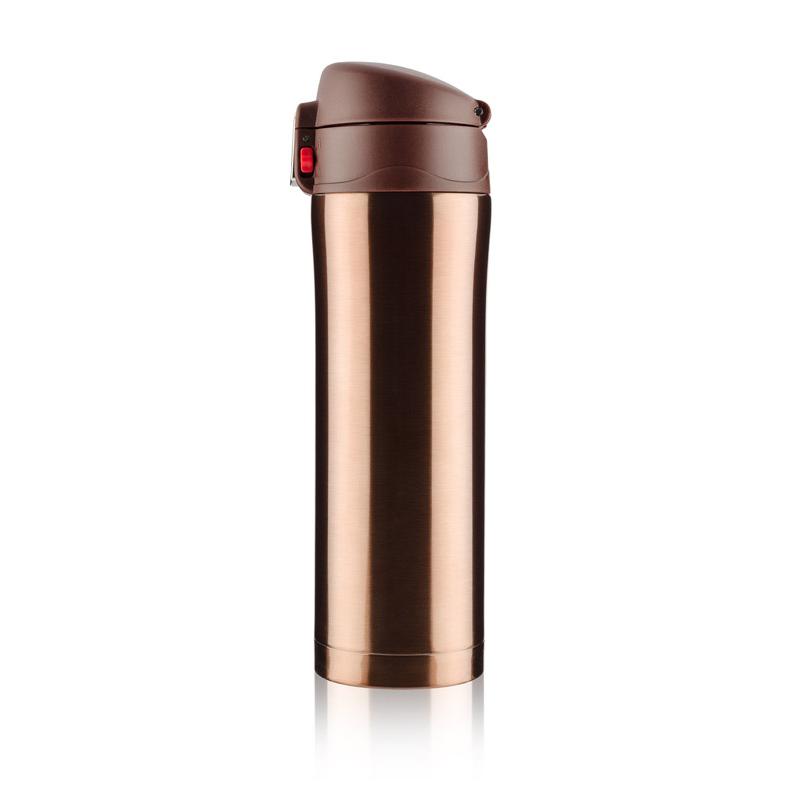 Cană termoizolantă pentru călătorie LOCK 440 ml maro