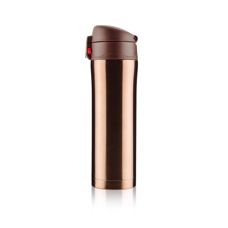 Cană termoizolantă pentru călătorie LOCK 440 ml maro