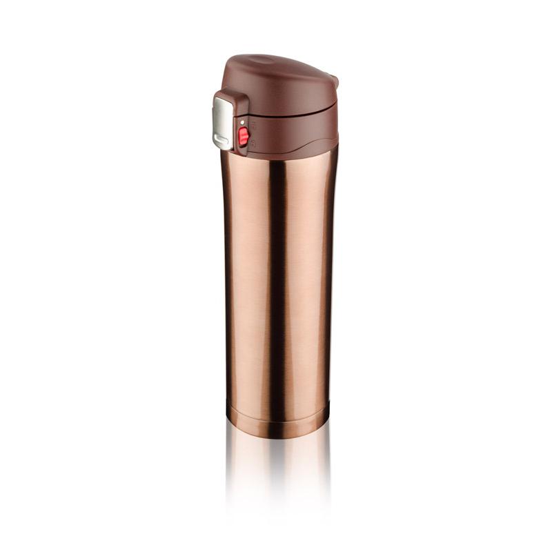 Cană termoizolantă pentru călătorie LOCK 440 ml maro