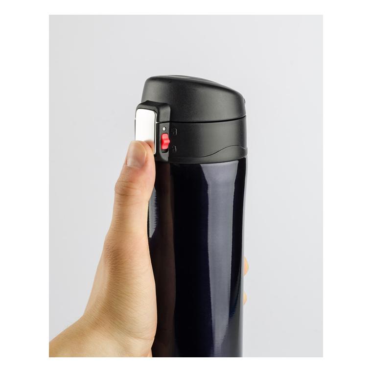 Cană termoizolantă pentru călătorie LOCK 440 ml negru