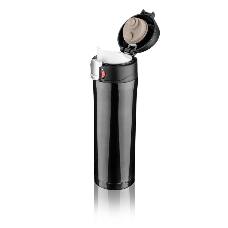 Cană termoizolantă pentru călătorie LOCK 440 ml negru