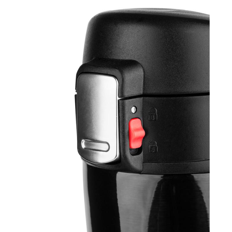 Cană termoizolantă pentru călătorie LOCK 440 ml negru