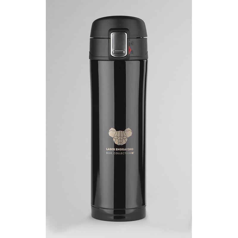 Cană termoizolantă pentru călătorie LOCK 440 ml negru