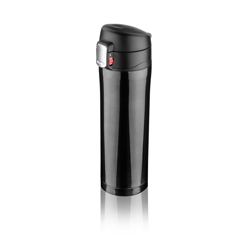Cană termoizolantă pentru călătorie LOCK 440 ml negru
