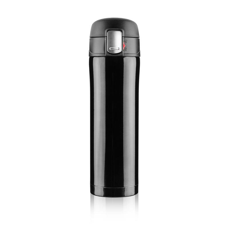 Cană termoizolantă pentru călătorie LOCK 440 ml negru