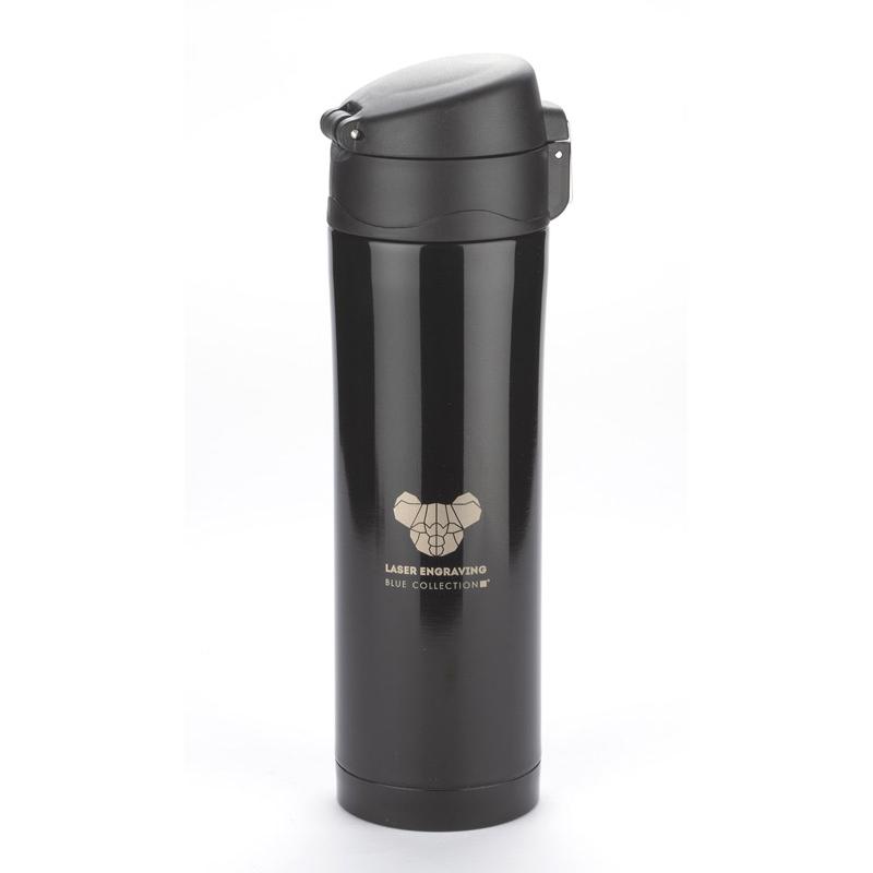 Cană termoizolantă pentru călătorie LOCK 440 ml negru