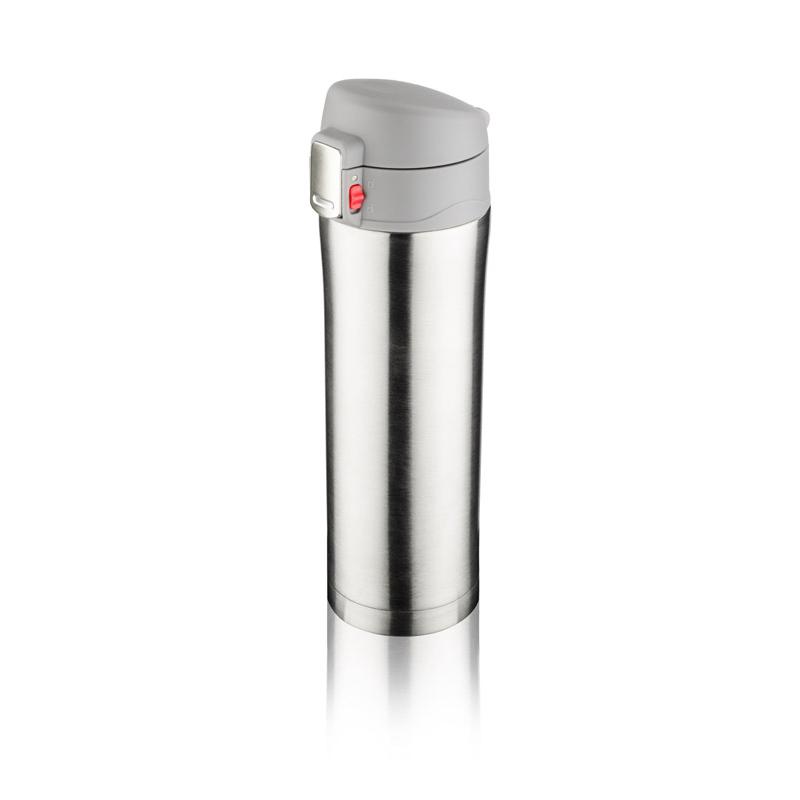 Cană termoizolantă pentru călătorie LOCK 440 ml argintiu
