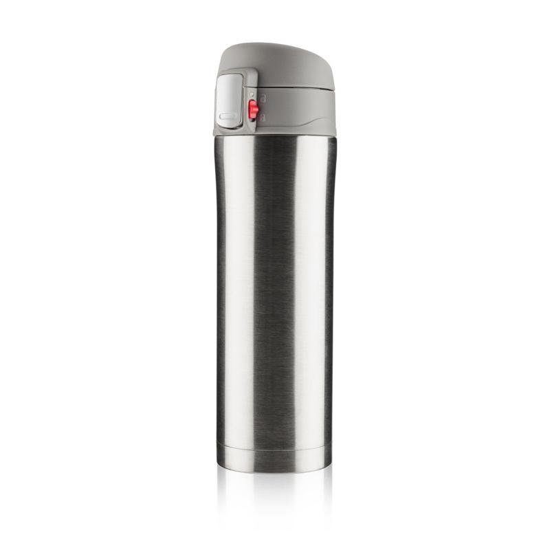 Cană termoizolantă pentru călătorie LOCK 440 ml argintiu
