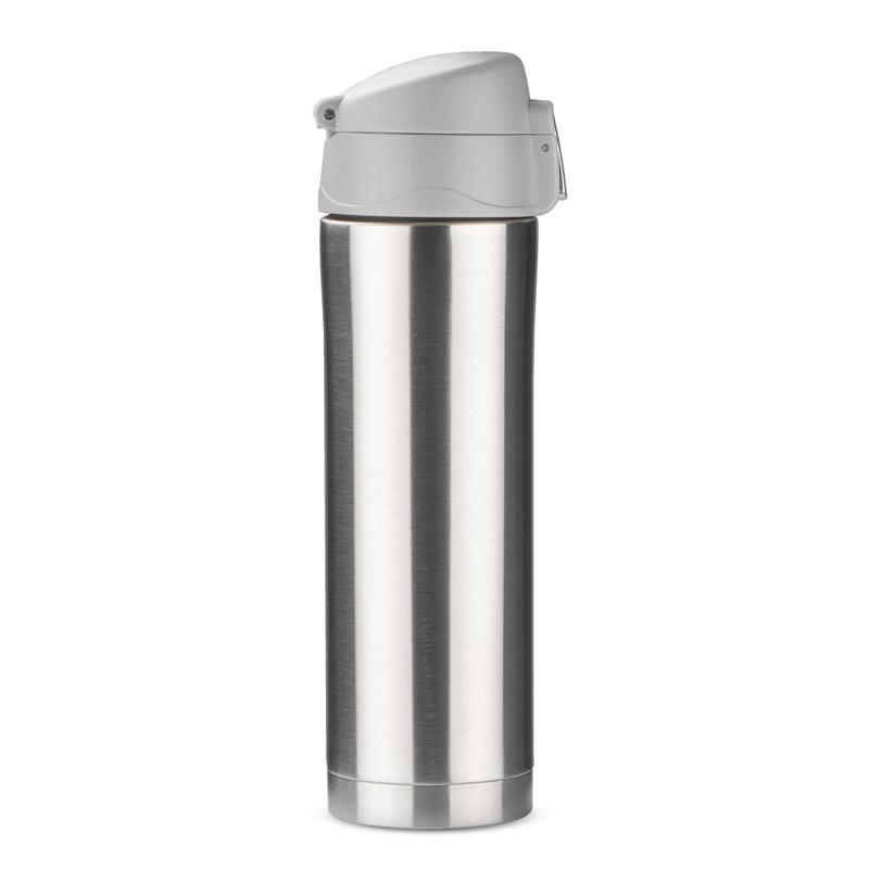 Cană termoizolantă pentru călătorie LOCK 440 ml argintiu