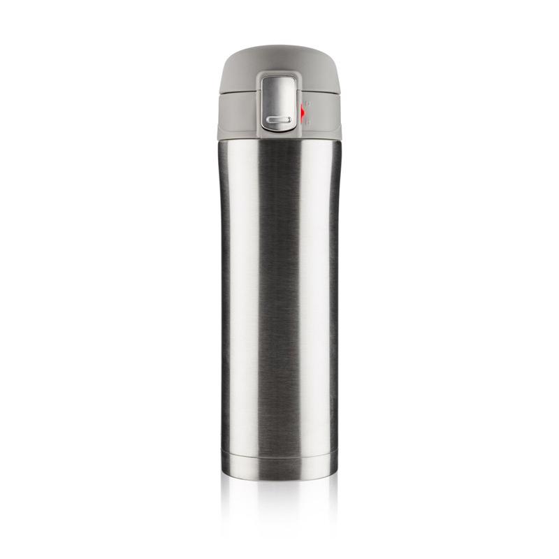 Cană termoizolantă pentru călătorie LOCK 440 ml argintiu
