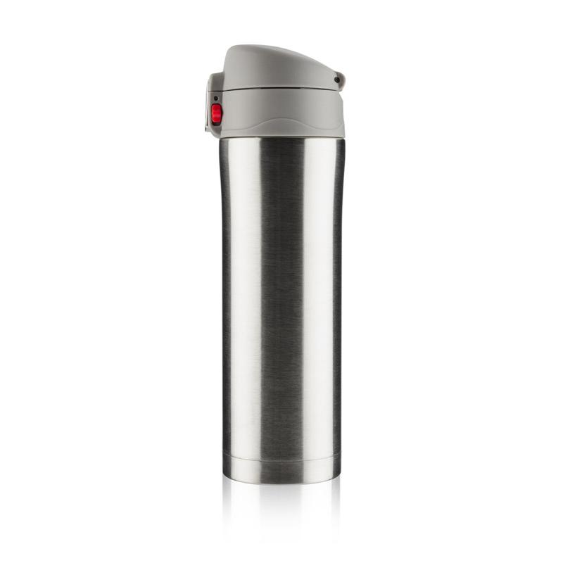 Cană termoizolantă pentru călătorie LOCK 440 ml argintiu