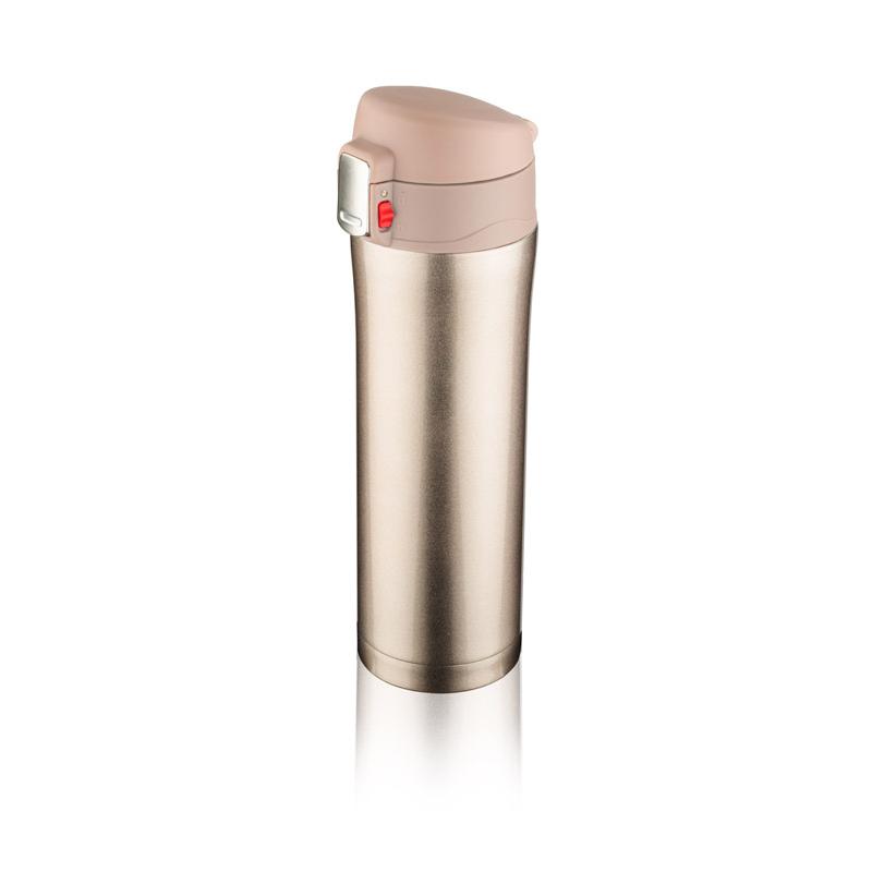 Cană termoizolantă pentru călătorie LOCK 440 ml auriu