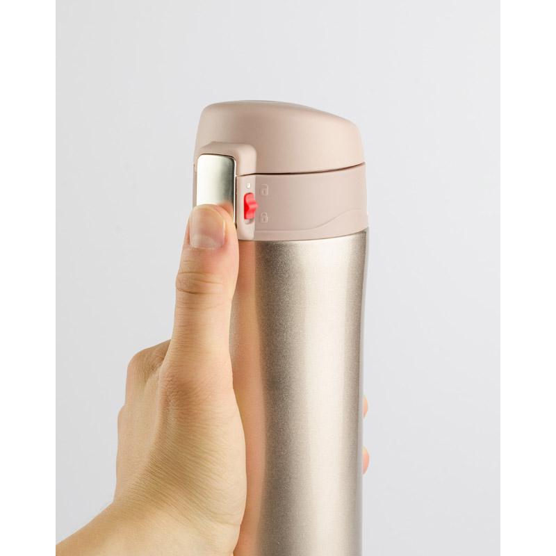 Cană termoizolantă pentru călătorie LOCK 440 ml auriu