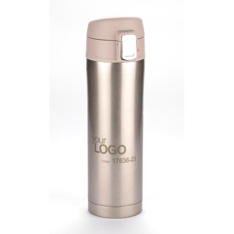 Cană termoizolantă pentru călătorie LOCK 440 ml auriu