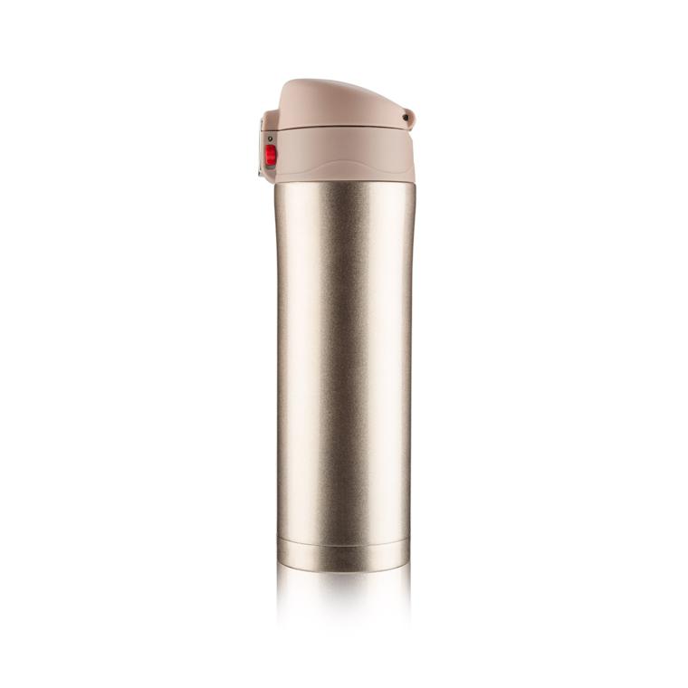 Cană termoizolantă pentru călătorie LOCK 440 ml auriu
