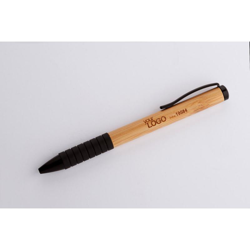 Pix cu bilă din bambus RUB maro