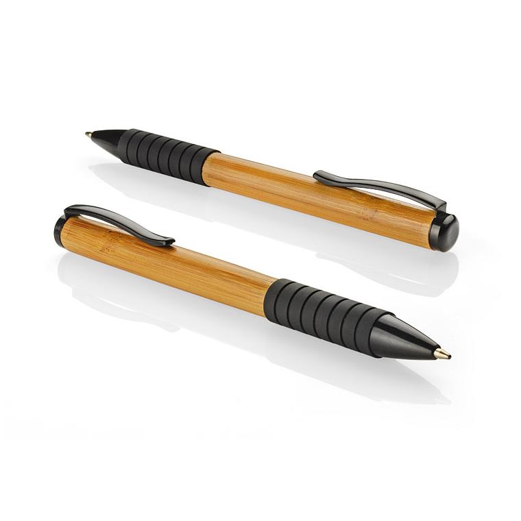 Pix cu bilă din bambus RUB maro