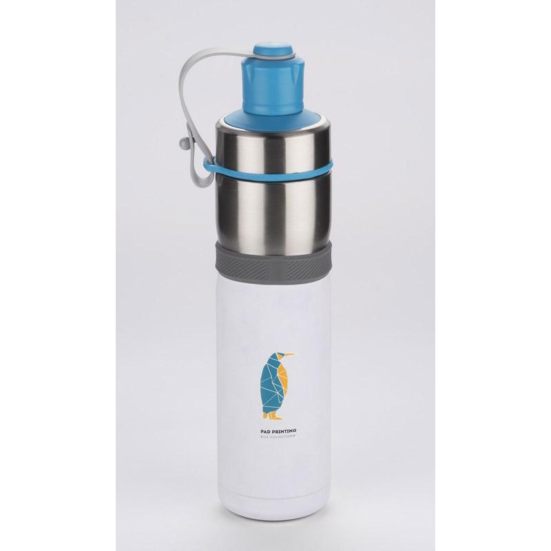 Termos pentru sport BREEZE 500 ml Alb
