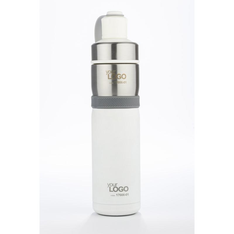 Termos pentru sport BREEZE 500 ml alb