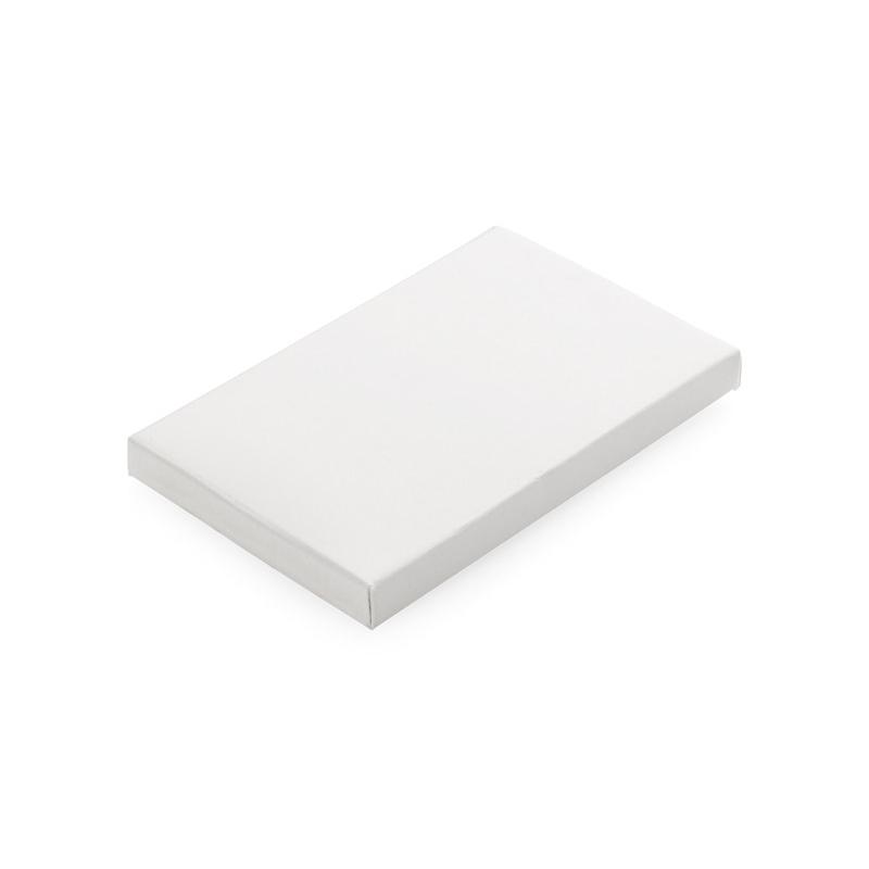 Husă de hârtie pentru stick-uri USB KARTA alb