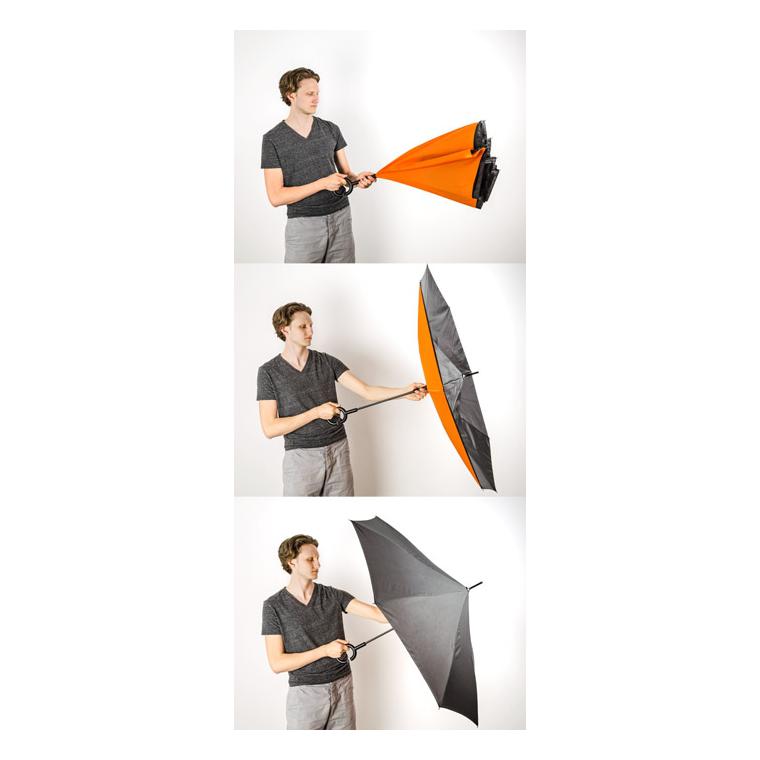 Umbrela REVERS portocaliu