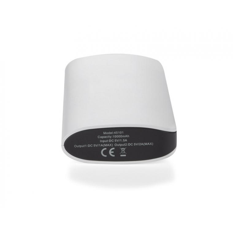 Baterie externă TIEN 10 000 mAh alb