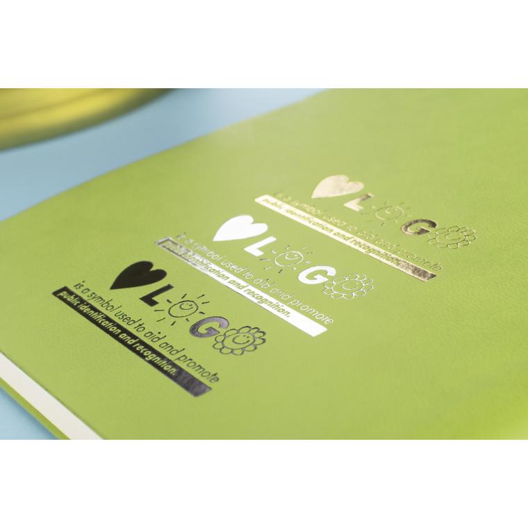 Notebook MOLI A5 verde deschis