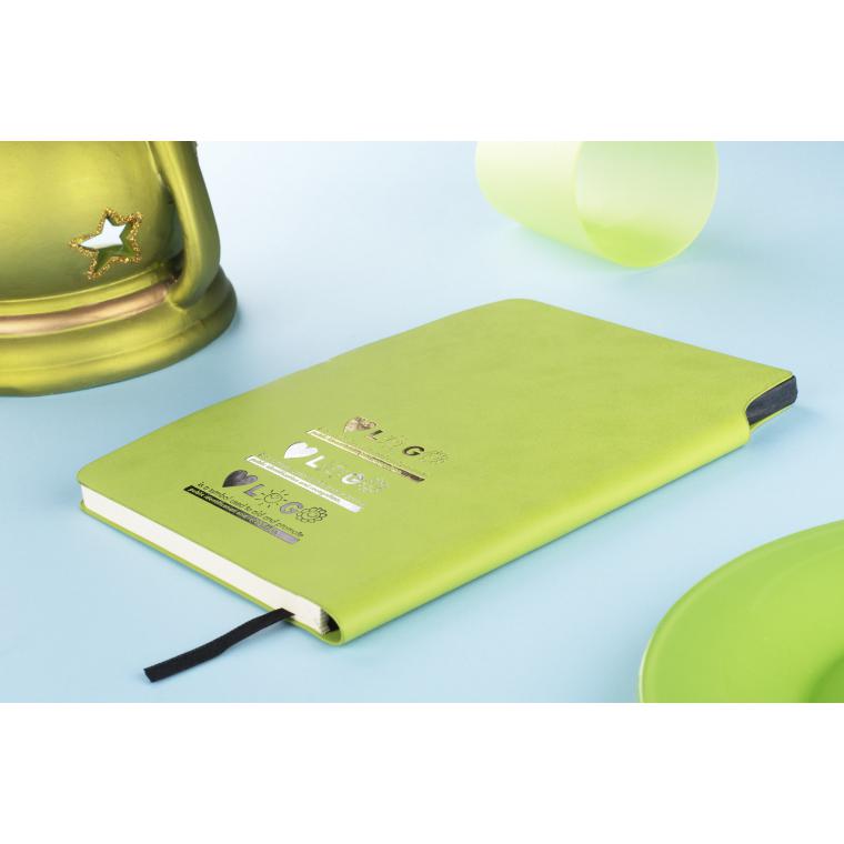 Notebook MOLI A5 verde deschis